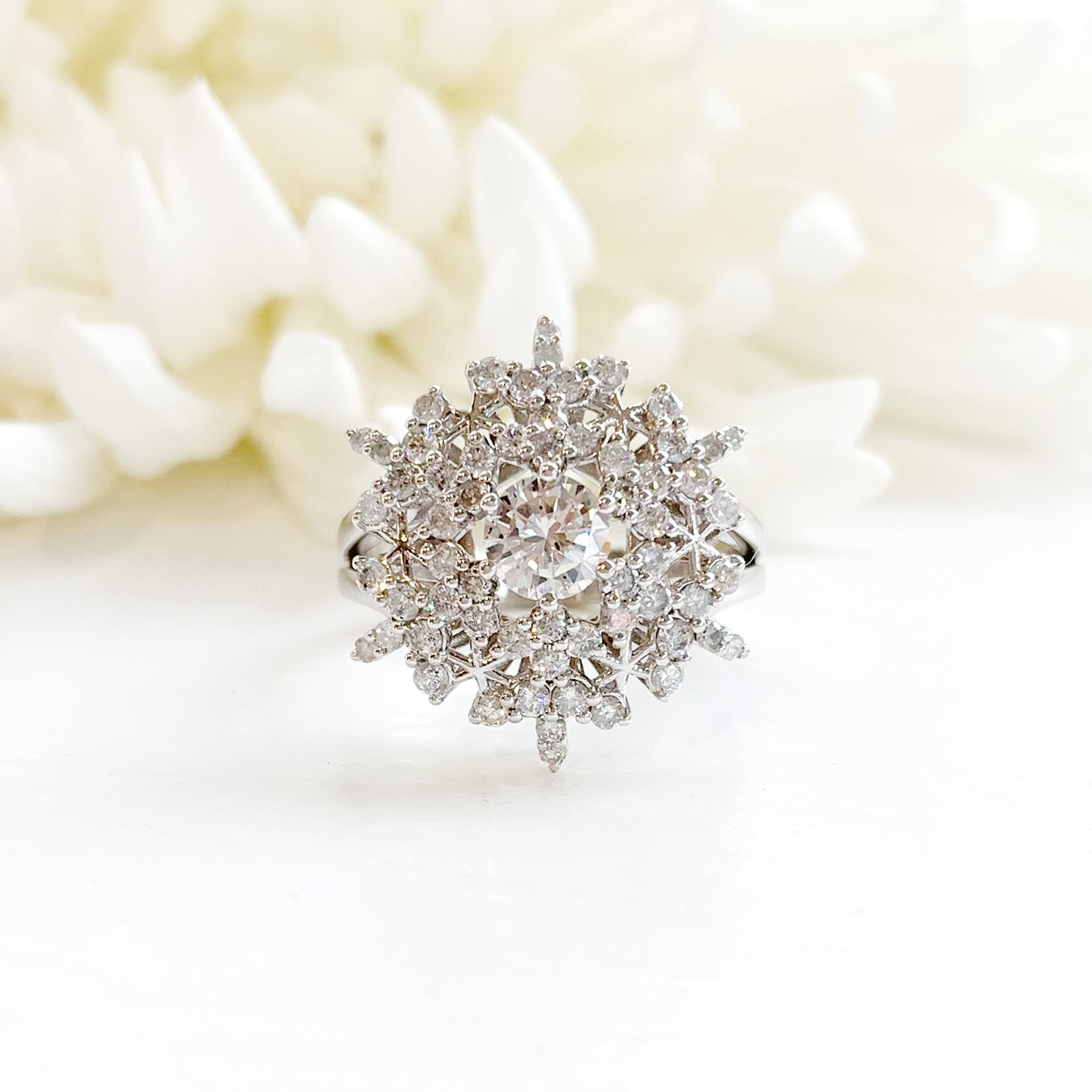 Stunning Snowflake Diamond Ring Redesign