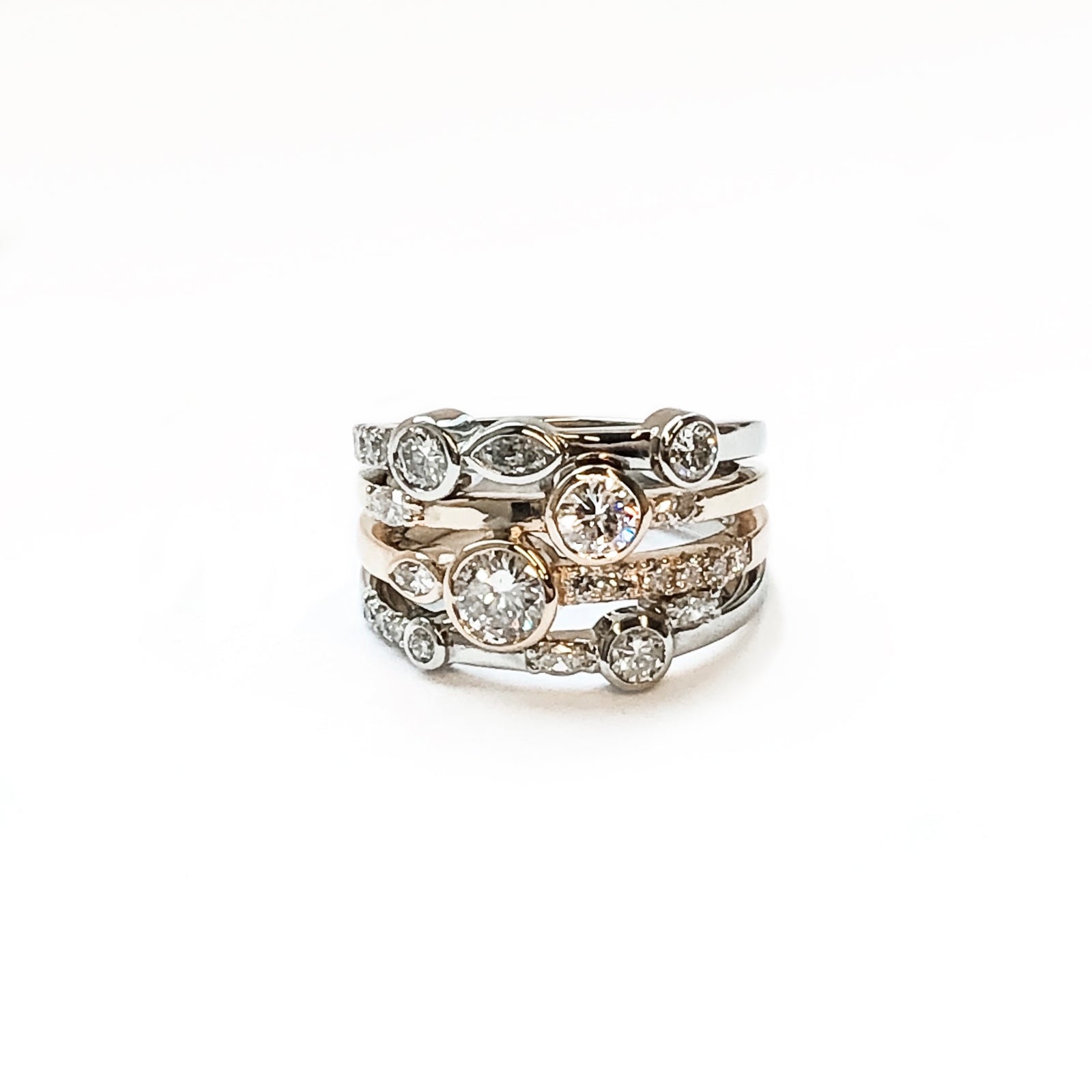 Present & Future Stackable Custom Ring