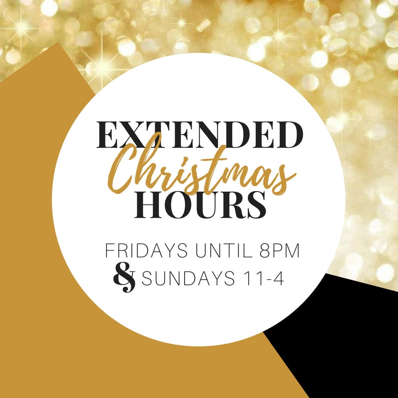 Extended Christmas shopping hours 2017