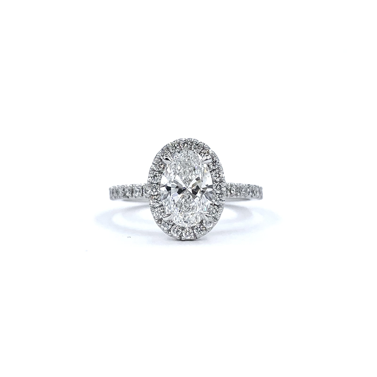 Classic Halo Engagement Ring