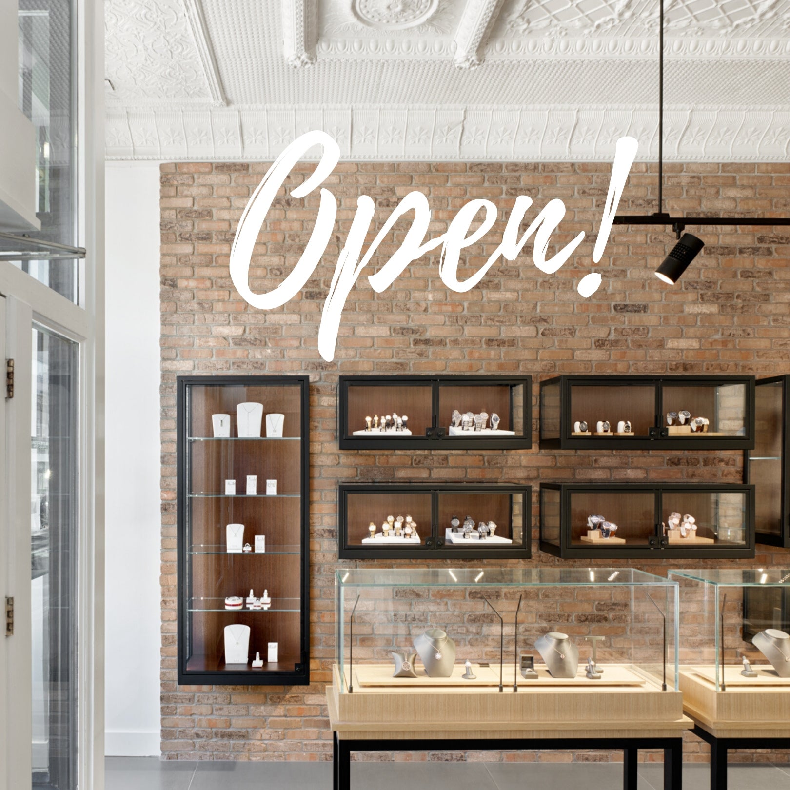 We're open!