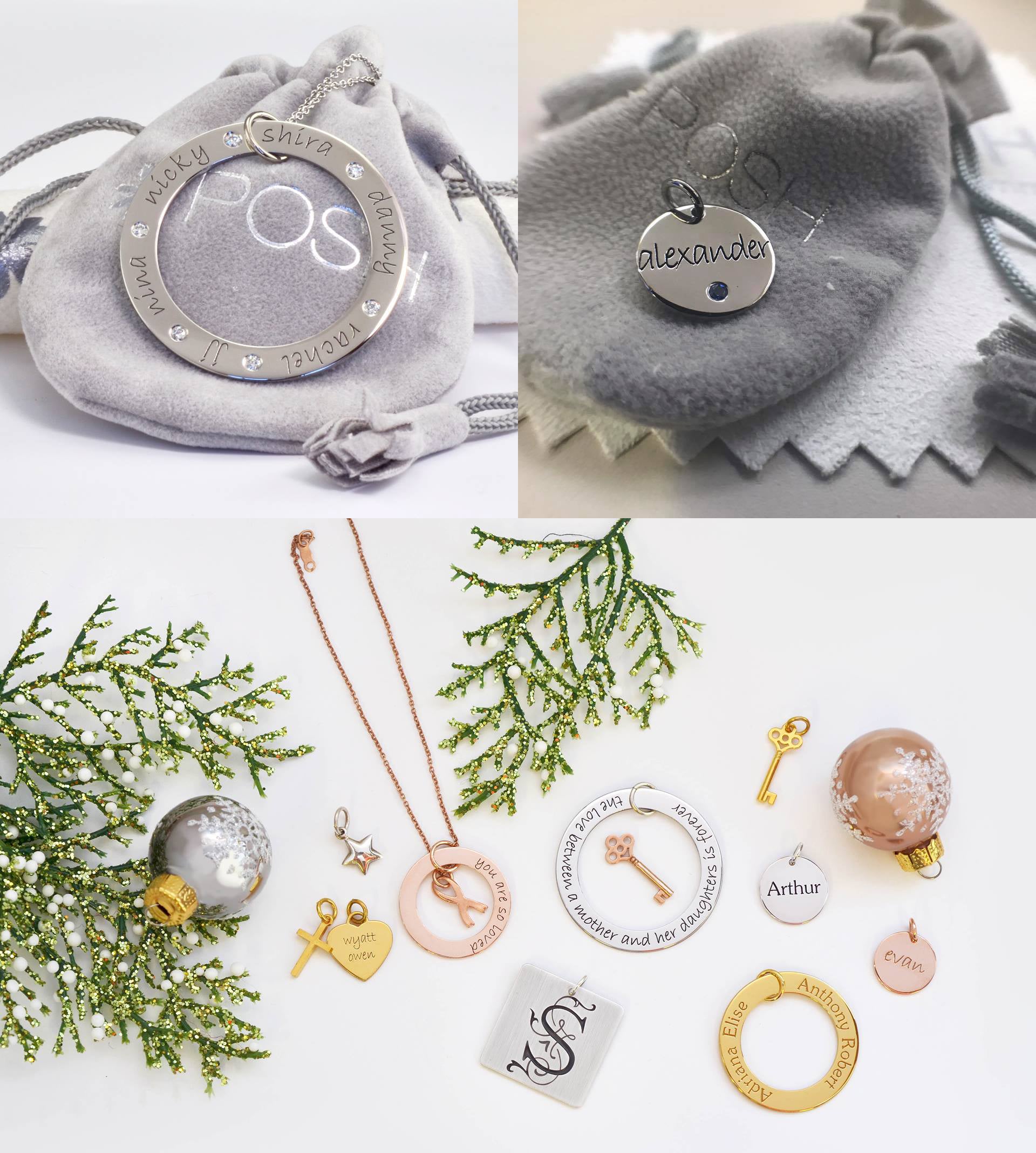 POSH MOMMY personalized Family jewellery on sale this week