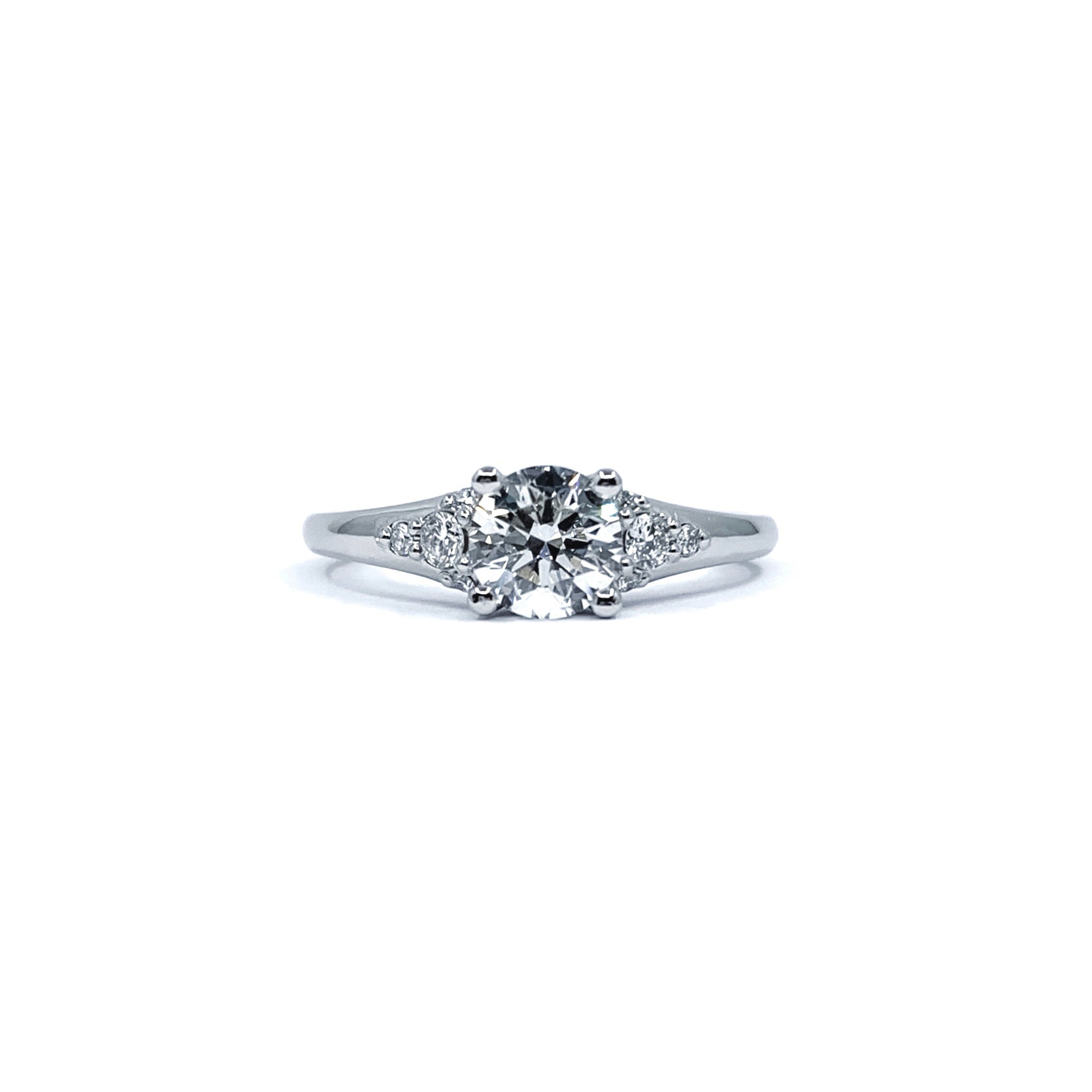 Perfect Symmetry Engagement Ring