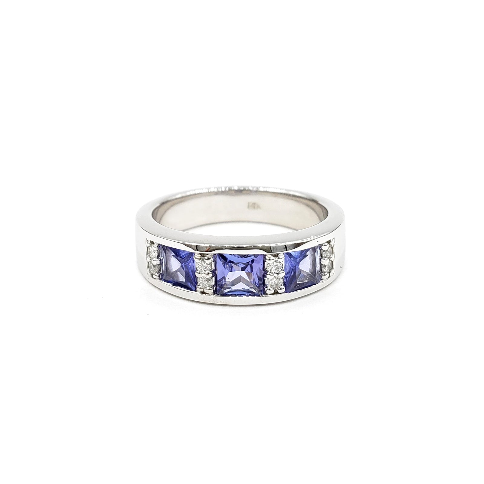 Tanzanite Trio Custom Ring