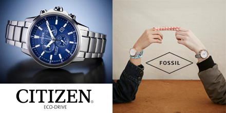 Sparkle Season November 27 - December 3: Citizen & Fossil watches