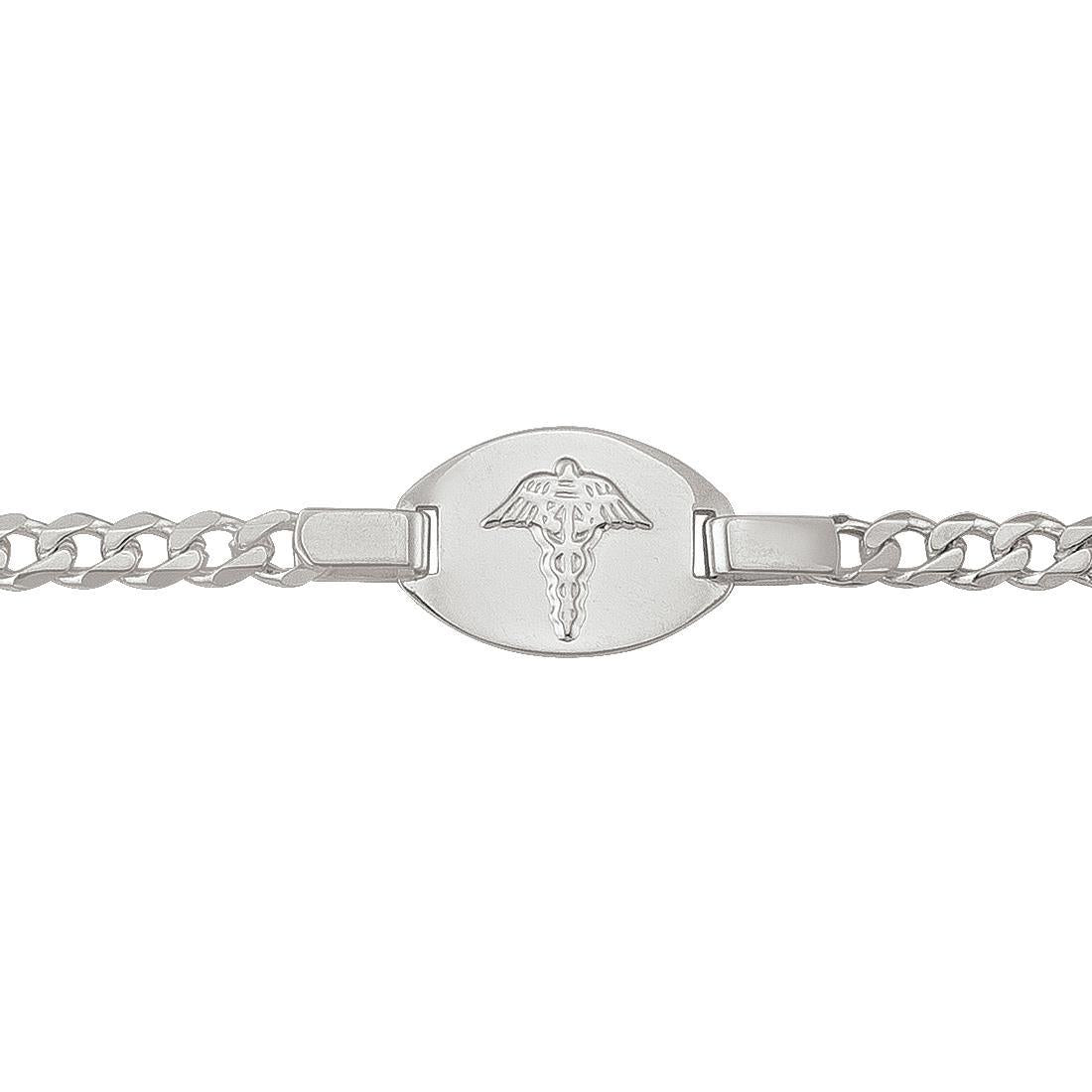 Sterling Silver Medical Alert Bracelet (13395)