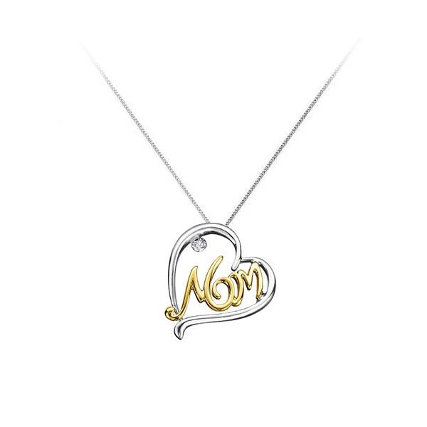 Diamond Mom Pendant