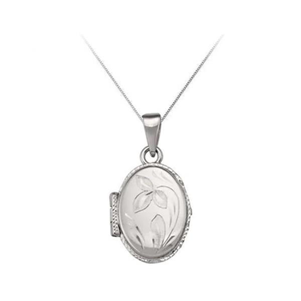 Gold Oval Locket (25477)