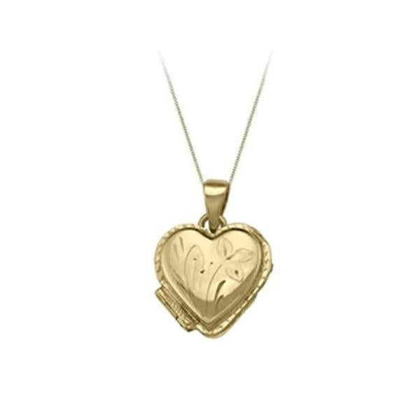 Gold Heart Locket (27396)