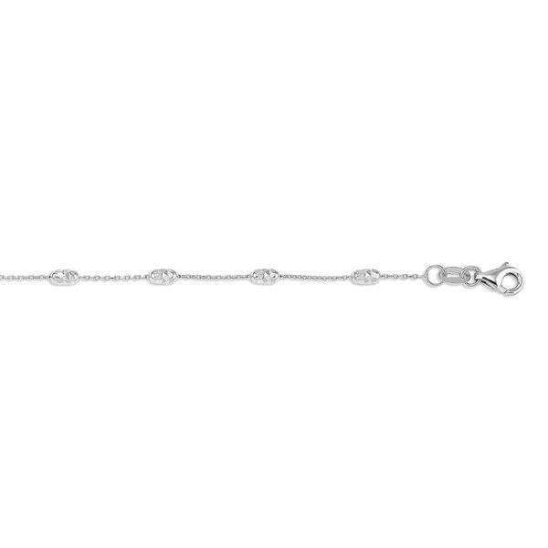 Gold Diamond Cut Bead Bracelet (27671)