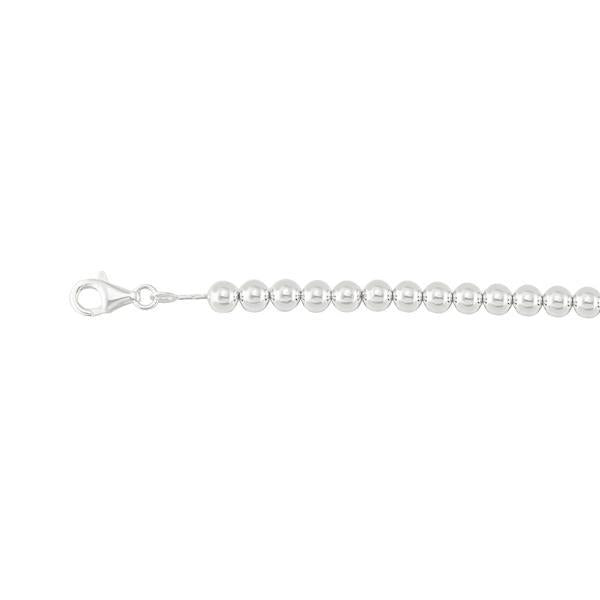 Sterling Silver Ball Link Bracelet 6mm (28056)