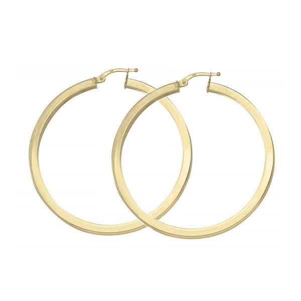 Gold Hoop Earrings 48mm (29362)