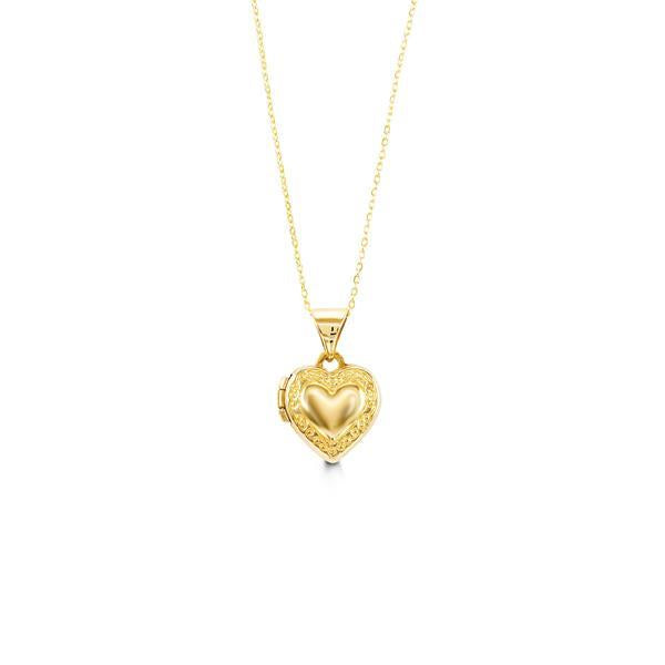 Gold Baby Heart Locket (30057)