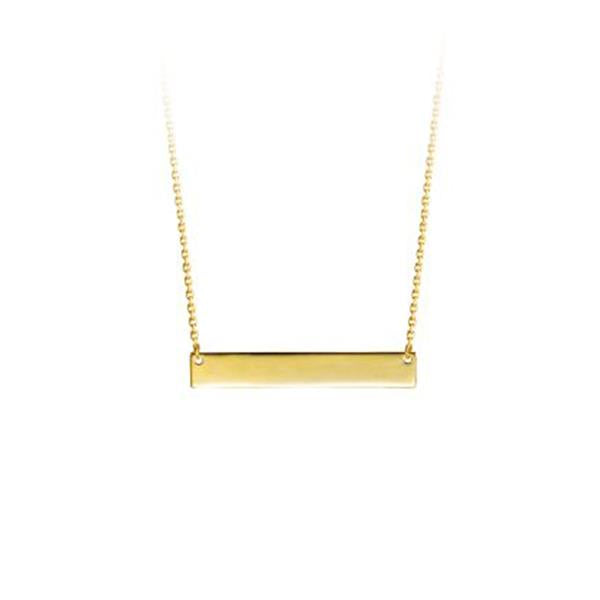 Gold Horizontal Bar Necklace (31674)