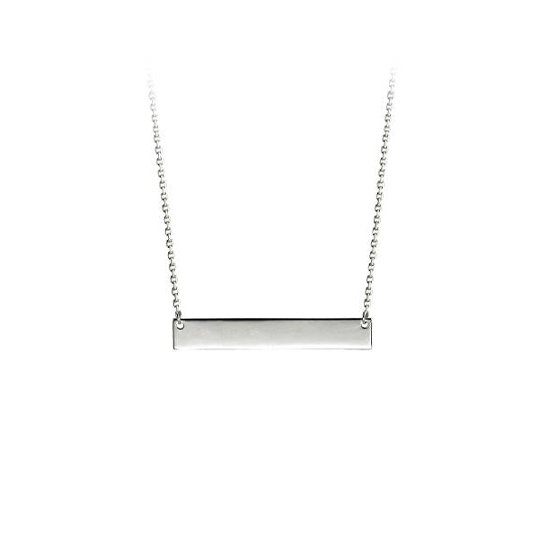 Gold Horizontal Bar Necklace (31675)