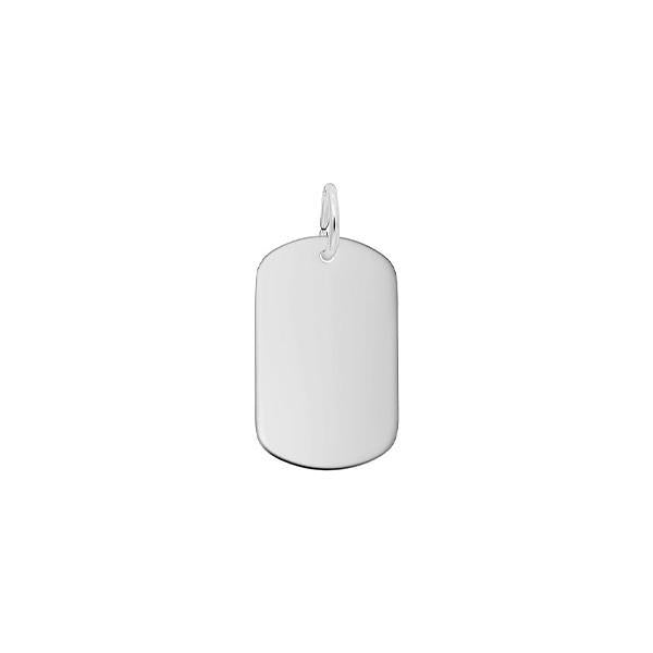 Sterling Silver Rectangular Pendant Medium (32444)