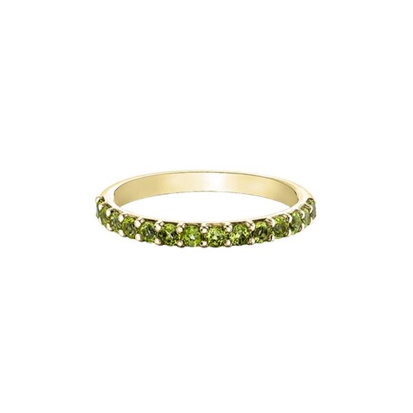 Genuine Peridot Stackable Ring (32538)