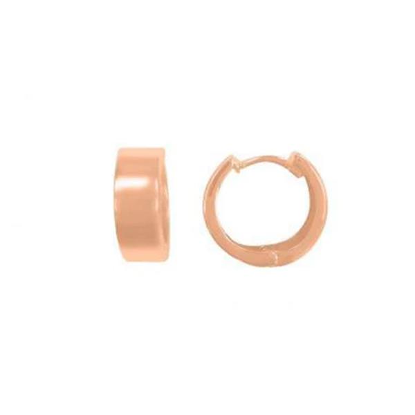 Gold Huggie Hoop Earrings 5.5mmx14.5mm (34040)