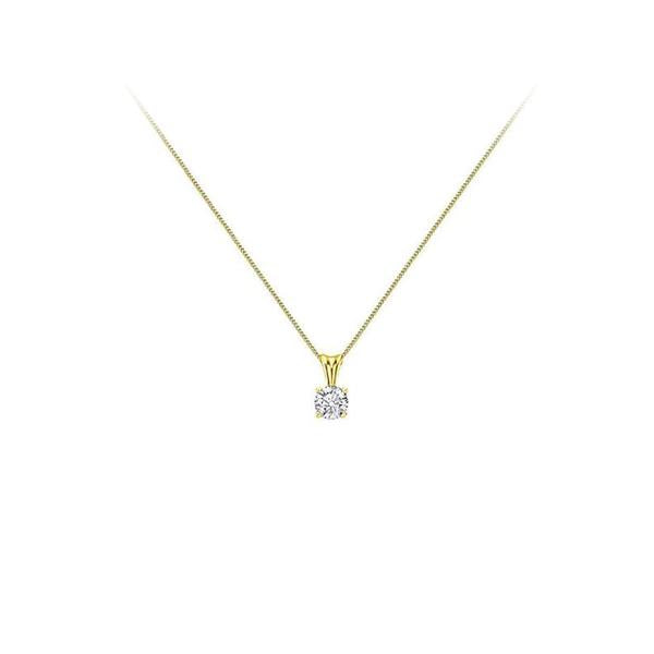 Diamond 'I Am Canadian' Solitaire Pendant .15ct (34357)