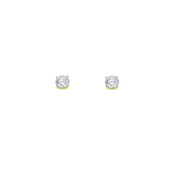 Canadian Diamond Stud Earrings - .30ct  (34656)