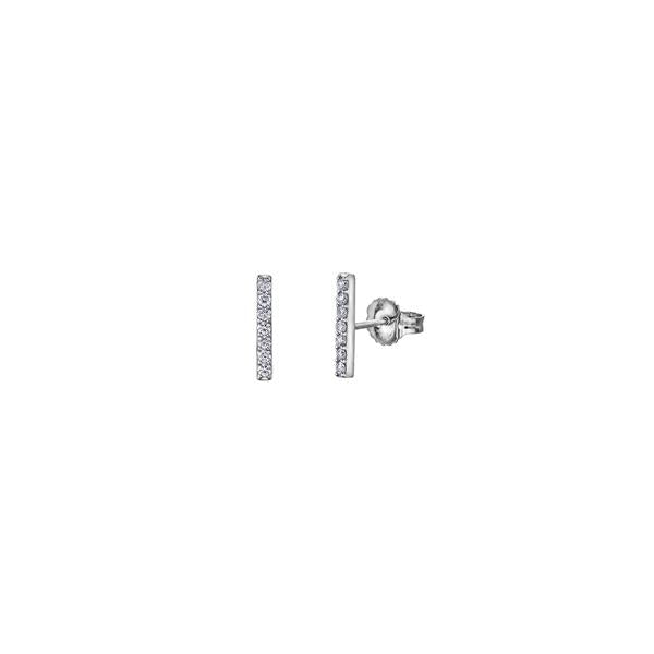 Diamond Vertical Bar Earrings .14ct (34735)