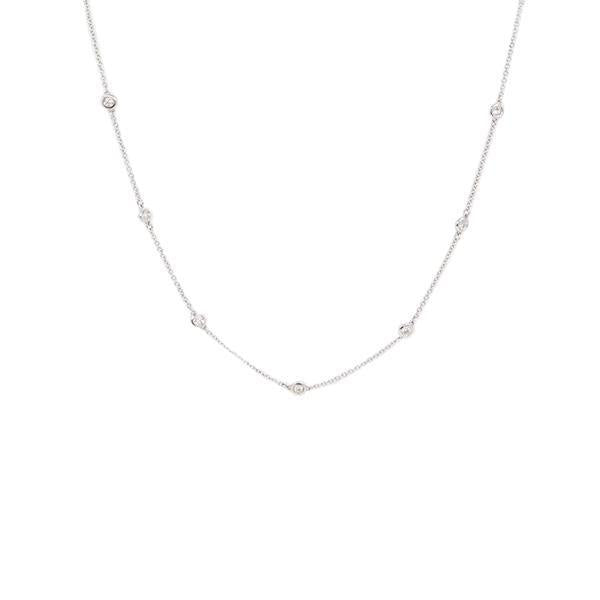 Diamond Station Necklace .50ct (35092)