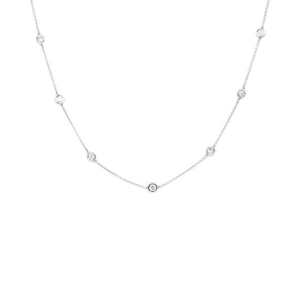 Diamond Station Necklace 1.00ct (35093)