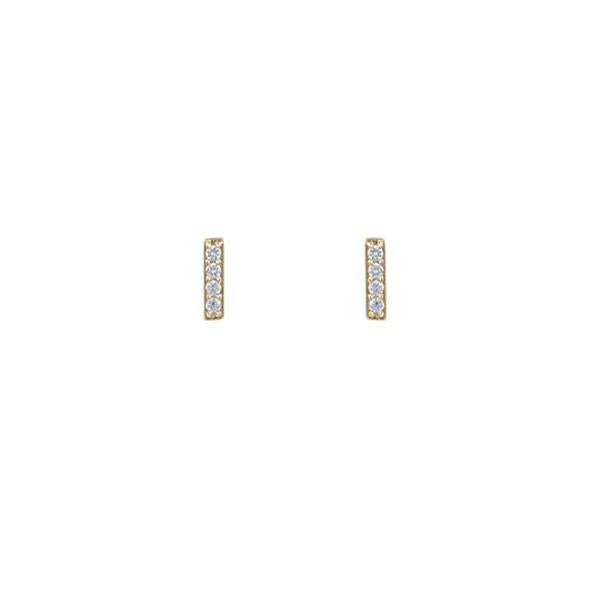 Diamond Vertical Bar Earrings .07ct (35152)