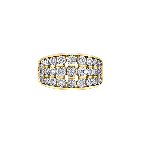 Diamond 'Illuminaire' 3 Row Band .33ct (35209)