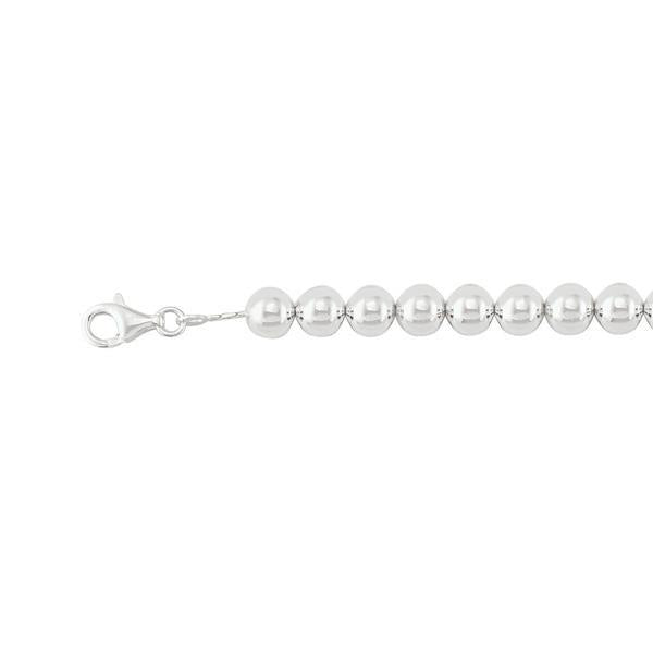 Sterling Silver Ball Link Bracelet 8mm (35478)