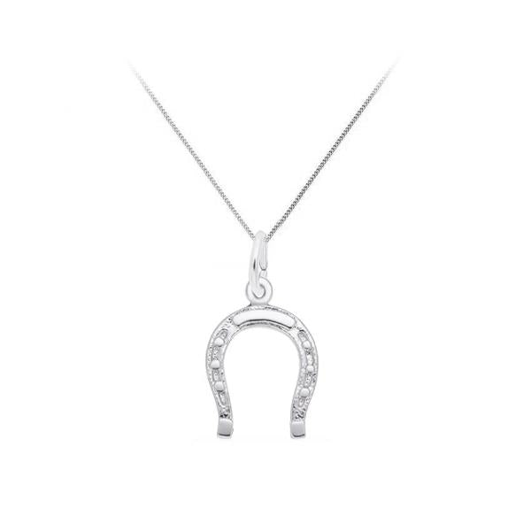 Sterling Silver Horseshoe Pendant (35942)