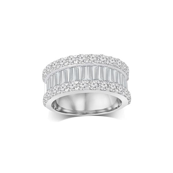 Diamond Triple Row Diamond Dinner Ring 1.60ct (37300)