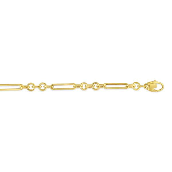 Gold Fancy Link Bracelet (37564)
