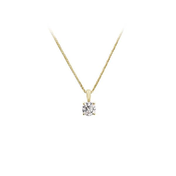 Diamond Solitaire Pendant .10ct (37750)