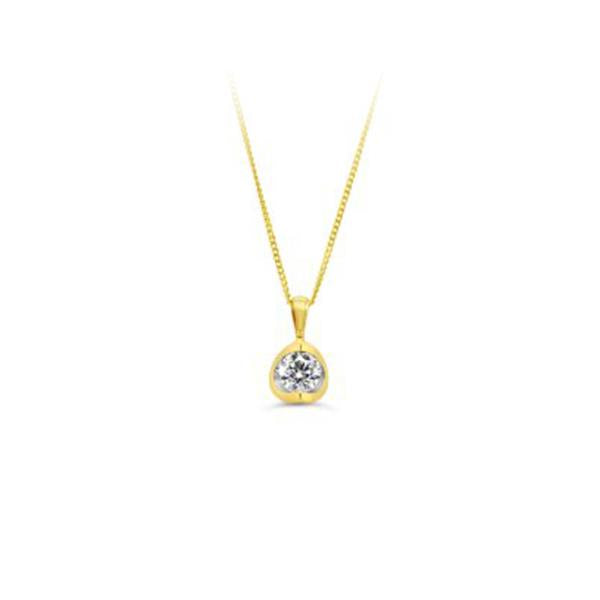 Diamond Half Moon Pendant (37762)