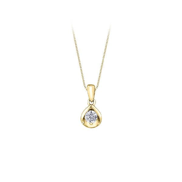 Diamond 'I Am Canadian' Solitaire Pendant (37786)