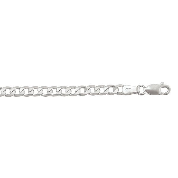 Sterling Silver Curb Chain Anklet (38114)