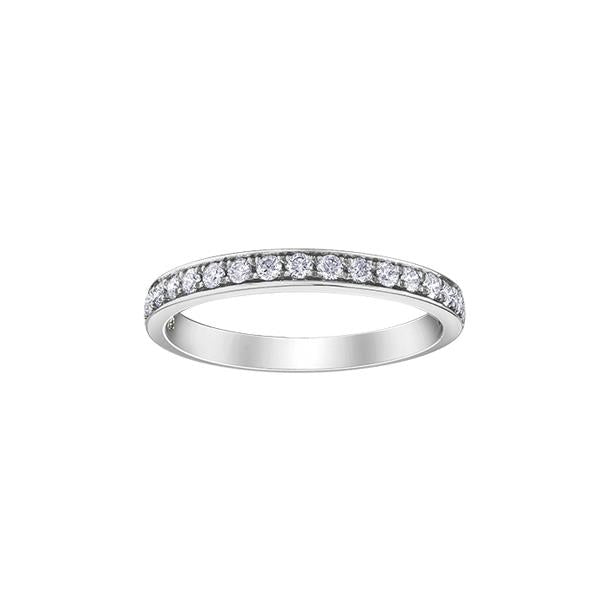 Diamond Anniversary Band Bead Set With Edge.25ct (38349)