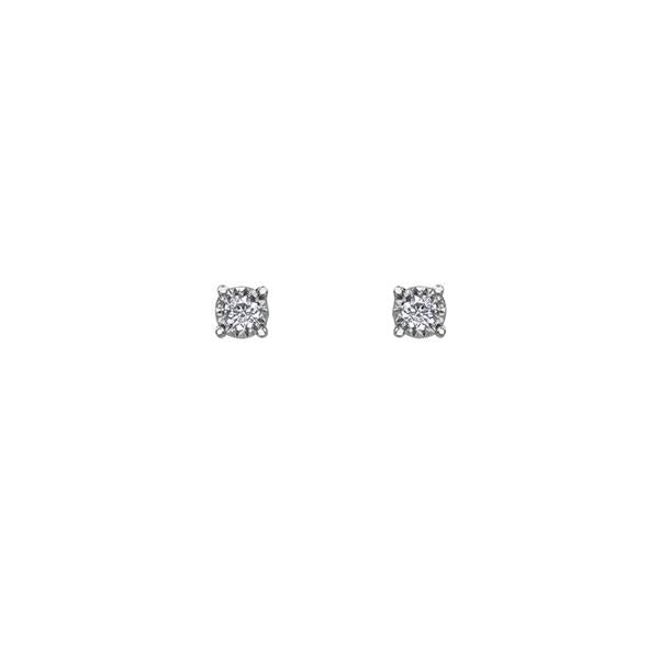 Diamond 'Illuminaire' Solitaire Earrings .03ct (38355)