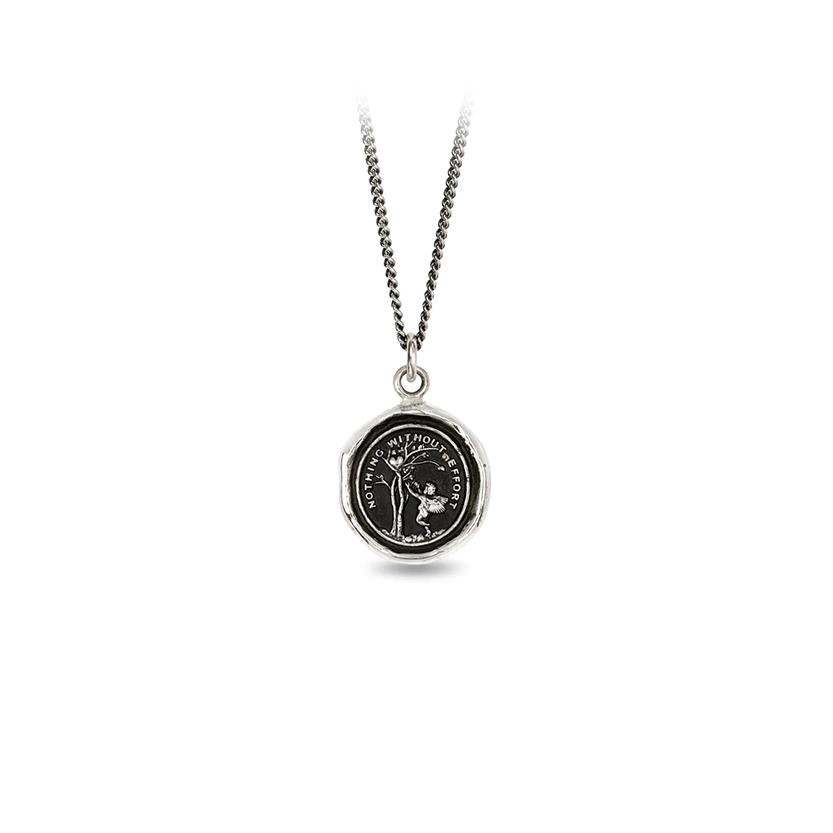 Pyrrha Necklace 'Nothing Without Effort' 18inch (38613)