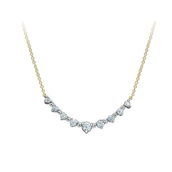 Diamond Graduated Necklace - LG .50ctTW (38676)