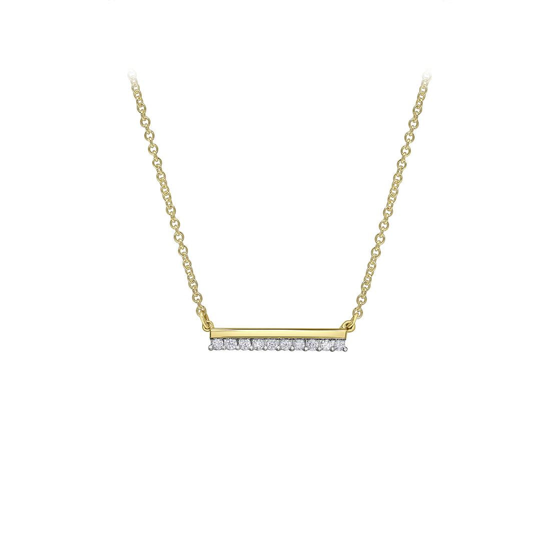 Diamond Bar Necklace (38688)