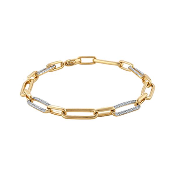 Diamond Paperclip Bracelet (38694)