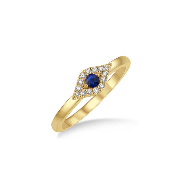 Genuine Sapphire and Diamond Ring (38730)