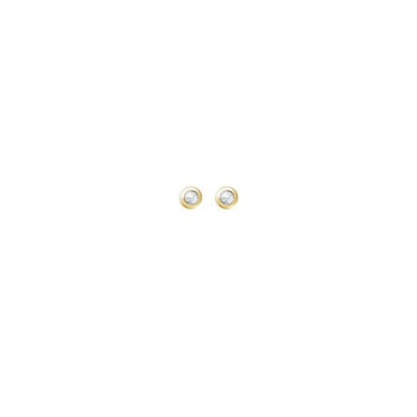 Diamond Mini Claw Set Stud Earrings (39179)