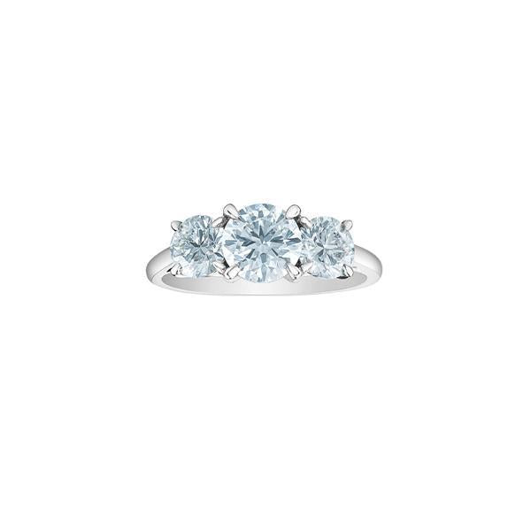 Diamond 3 Stone Engagement Ring - LG 2.10ctTW (39257)