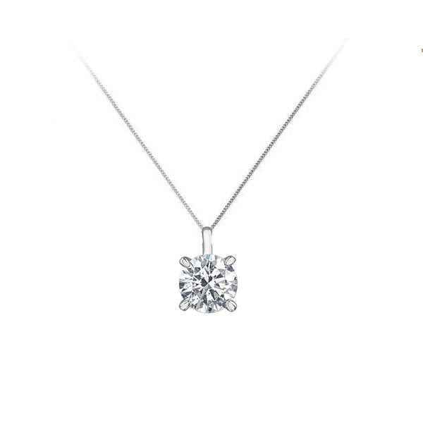 Diamond Round Brilliant Cut Pendant - LG 1.53ctTW (39262)