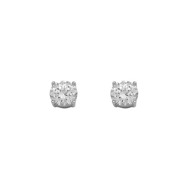 Cubic Zirconia 6mm Stud Earrings (31430)