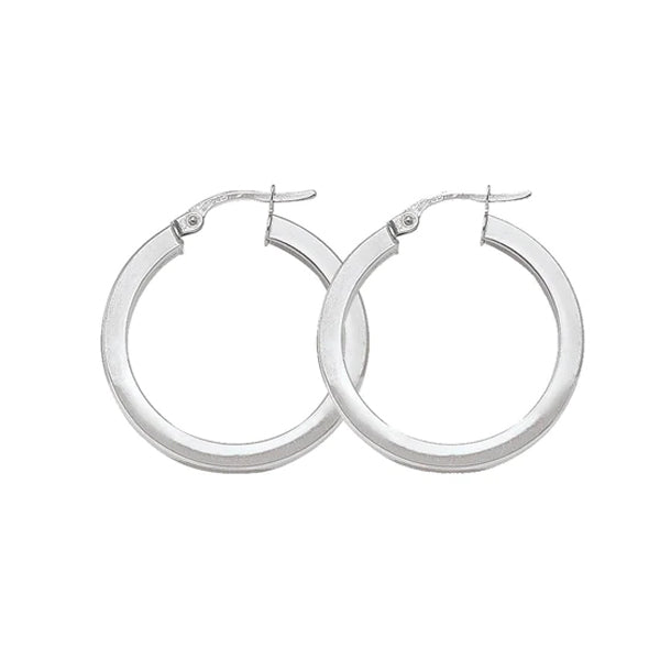 Gold Hoop Earrings 24.5mm (30320)