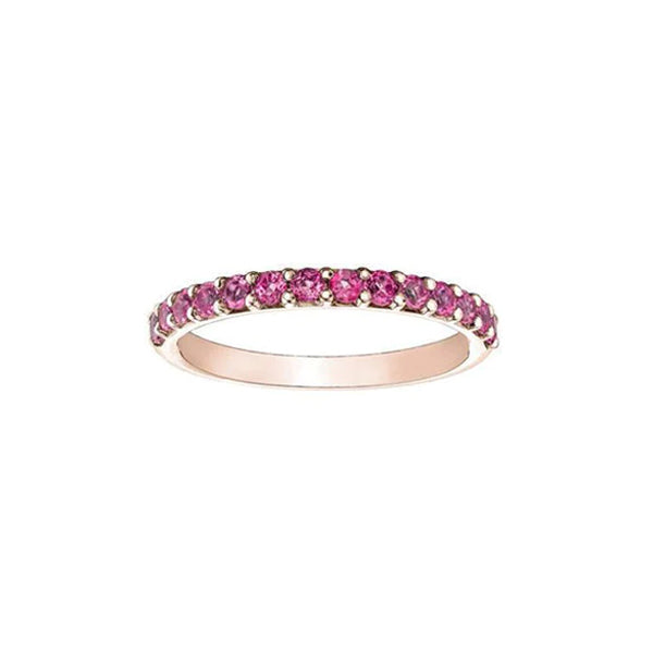 Genuine Pink Tourmaline Band (32542)